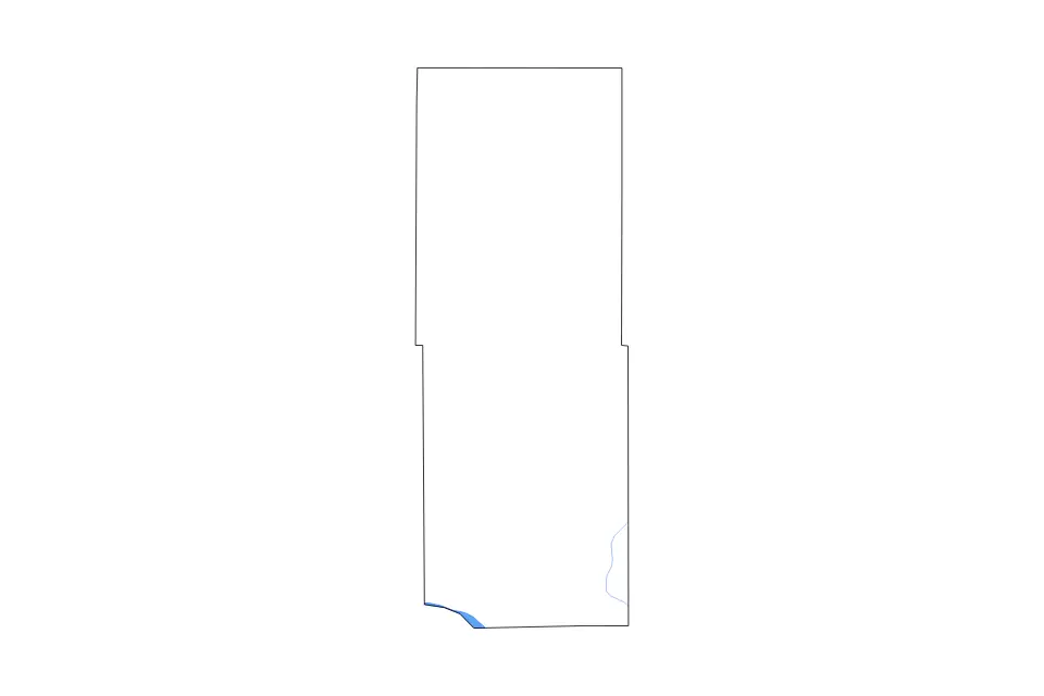 Mapa de Hyde, South Dakota de tipo contorno, lagos y ríos para América del Norte, con contorno, lagos y ríos con elementos de agua como Lake Sharpe.
