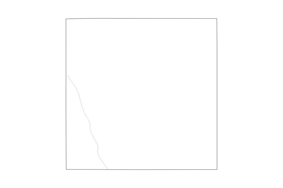 Mapa de Lake, South Dakota de tipo contorno, lagos y ríos para América del Norte, con contorno, lagos y ríos con límites limpios.