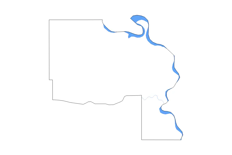 Carte de Lyman, South Dakota de type contour, lacs et rivières pour Amérique du Nord, montrant contour, lacs et rivières avec des éléments hydrographiques comme Lake Francis Case et Lake Sharpe.