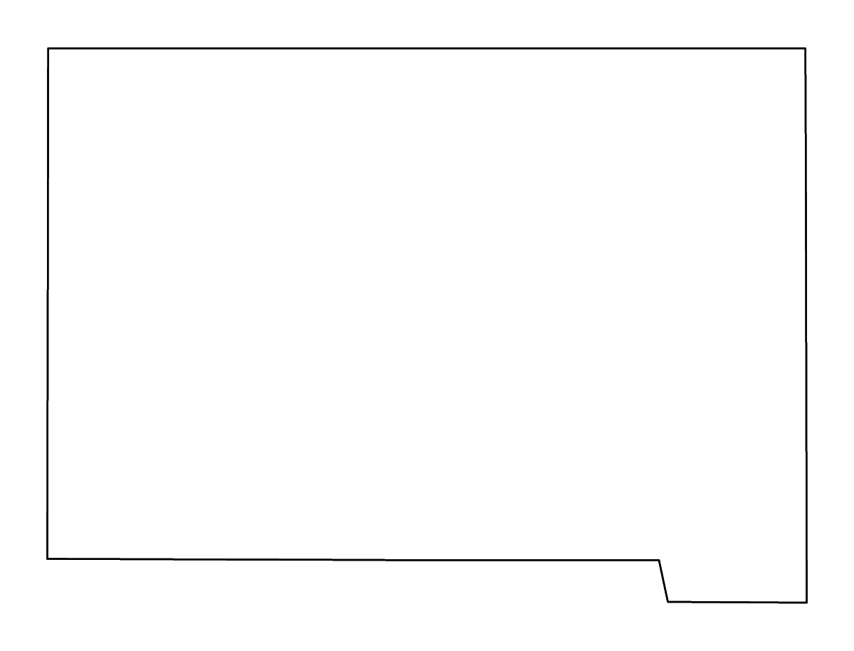 Carte de contour de Marshall, South Dakota avec rivières.