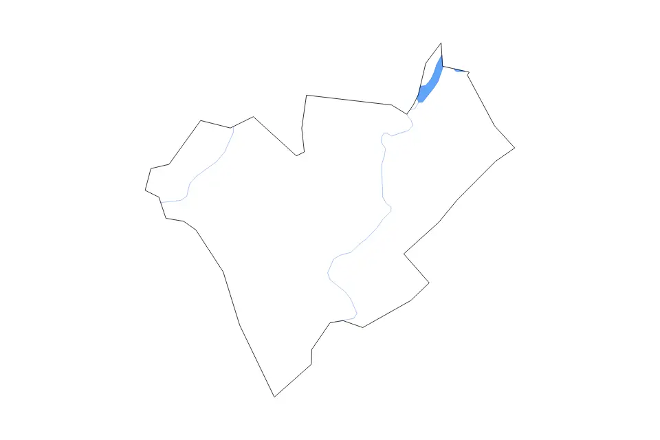 Carte de Anderson, Tennessee de type contour, lacs et rivières pour Amérique du Nord, montrant contour, lacs et rivières avec des éléments hydrographiques comme Norris Lake.