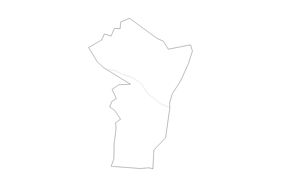 Mapa de Cheatham, Tennessee de tipo contorno y ríos para América del Norte, con contorno y ríos con límites limpios.