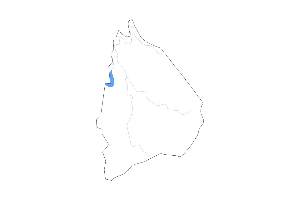 Mapa de Cocke, Tennessee de tipo contorno, lagos y ríos para América del Norte, con contorno, lagos y ríos con elementos de agua como Douglas Lake.