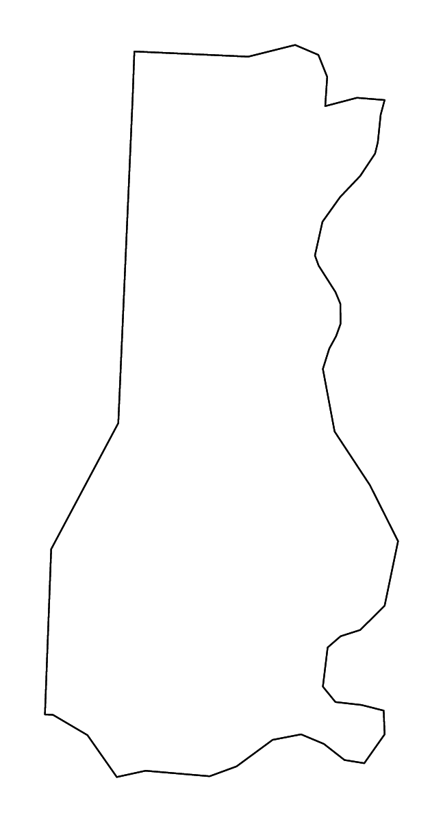 Mapa de contorno de Decatur, Tennessee con ríos.