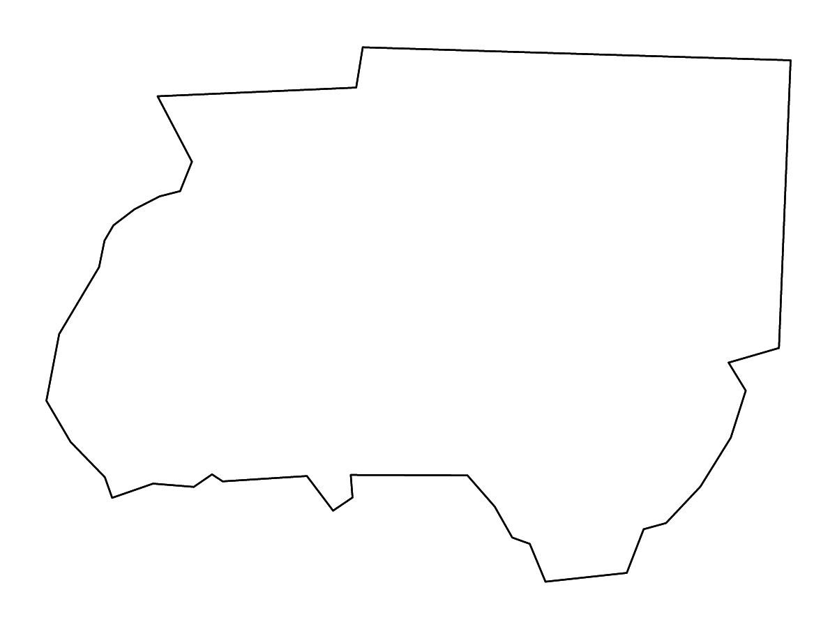 Mapa de contorno de Dyer, Tennessee con ríos.