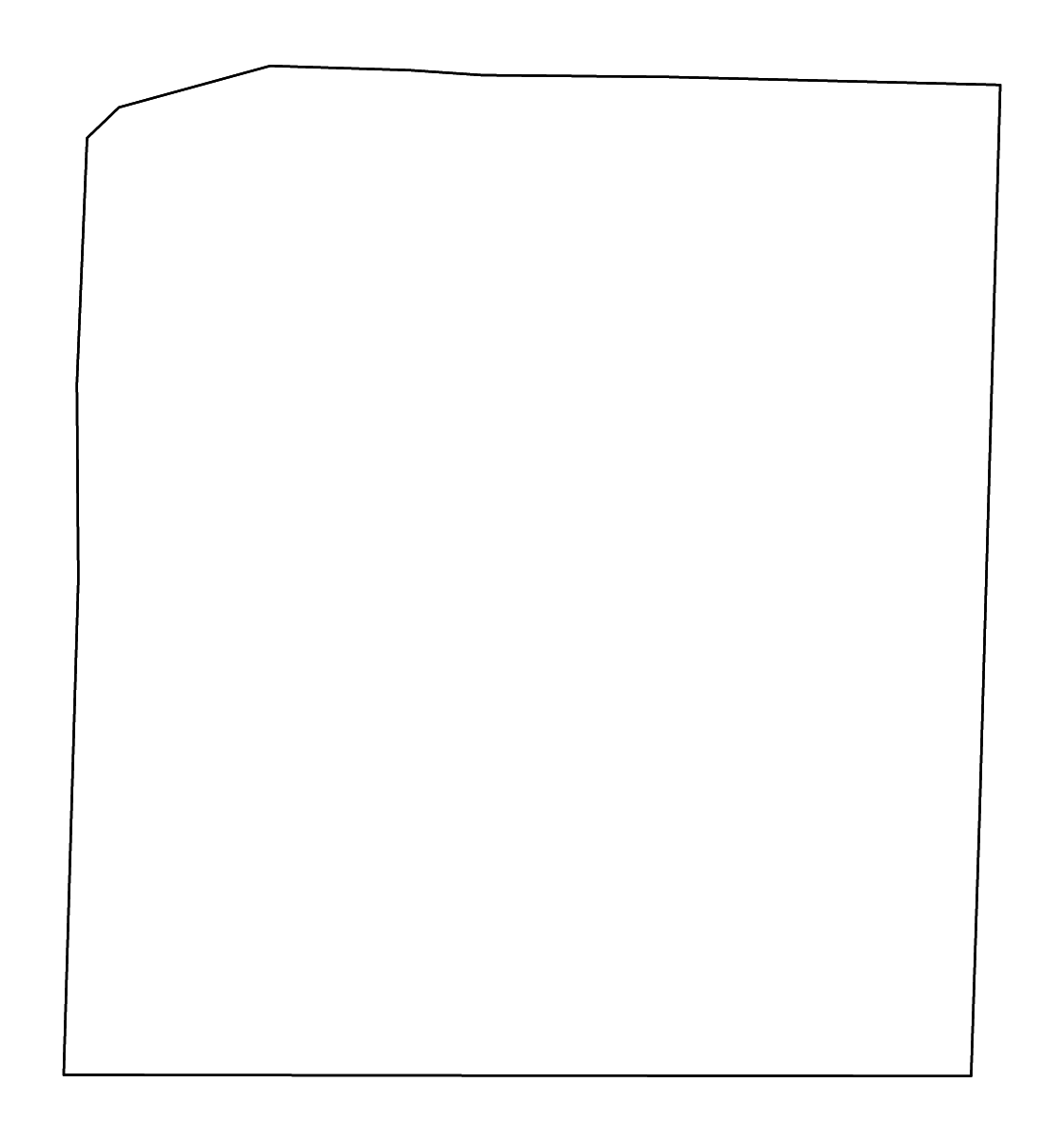 Carte de contour de Fayette, Tennessee avec rivières.