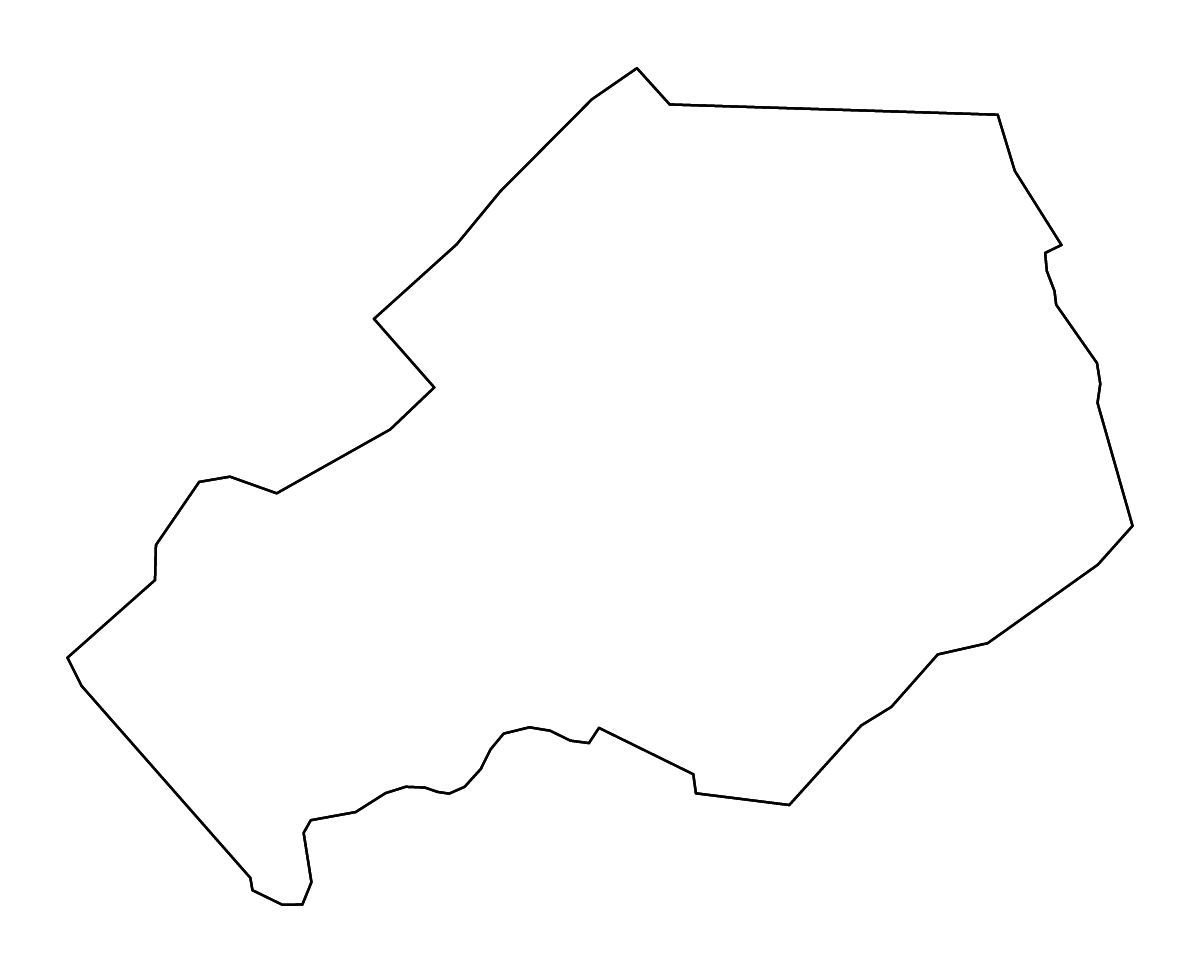 Mapa de contorno de Knox, Tennessee con ríos.