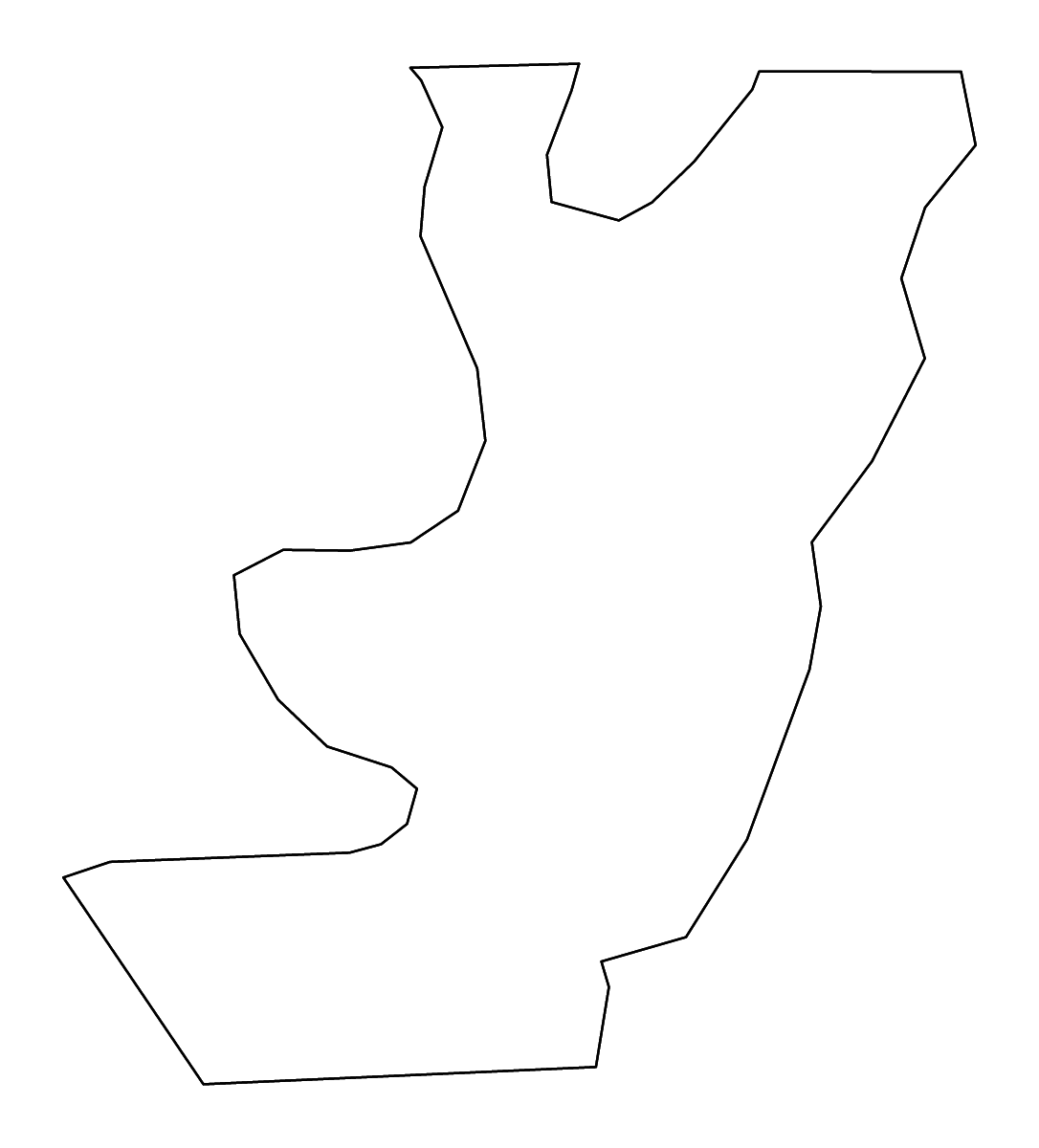 Mapa de contorno de Lake, Tennessee con ríos.