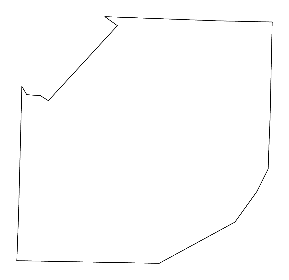 Mapa de contorno de Madison, Tennessee con ríos.