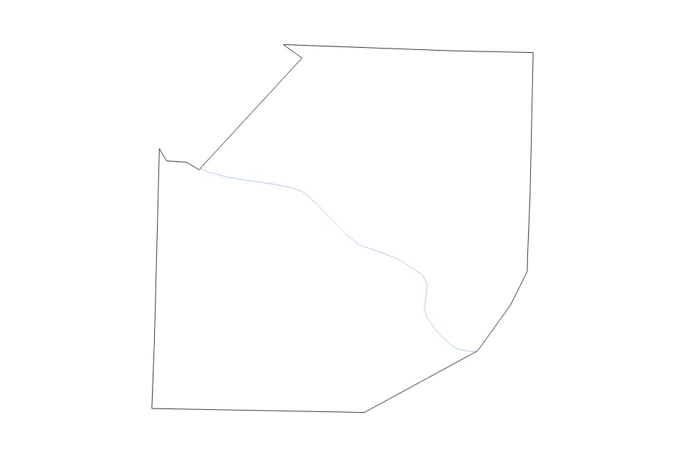 Mapa de Madison, Tennessee de tipo contorno y ríos para América del Norte, con contorno y ríos con límites limpios.