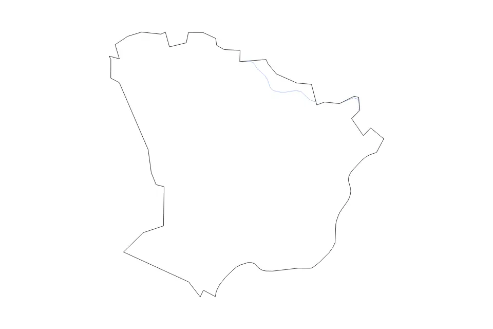 Carte de Monroe, Tennessee de type contour et rivières pour Amérique du Nord, montrant contour et rivières avec des limites nettes.