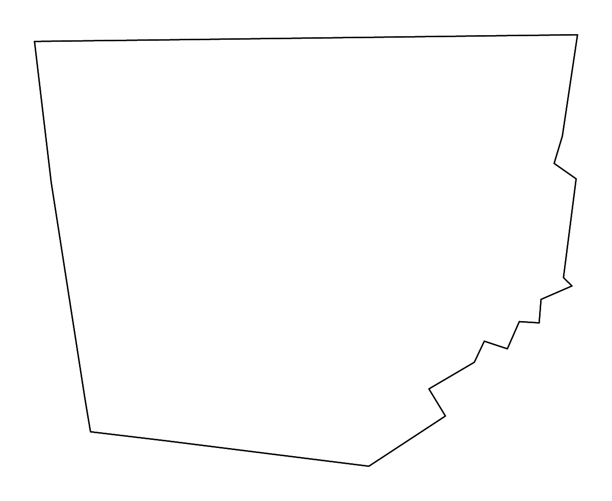 Carte de contour de Montgomery, Tennessee avec rivières.