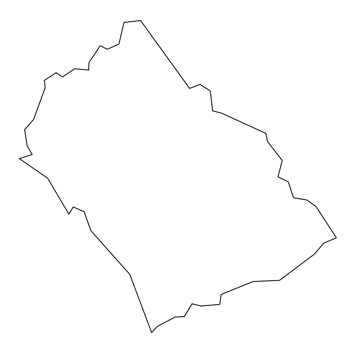 Carte de contour de Morgan, Tennessee avec rivières.