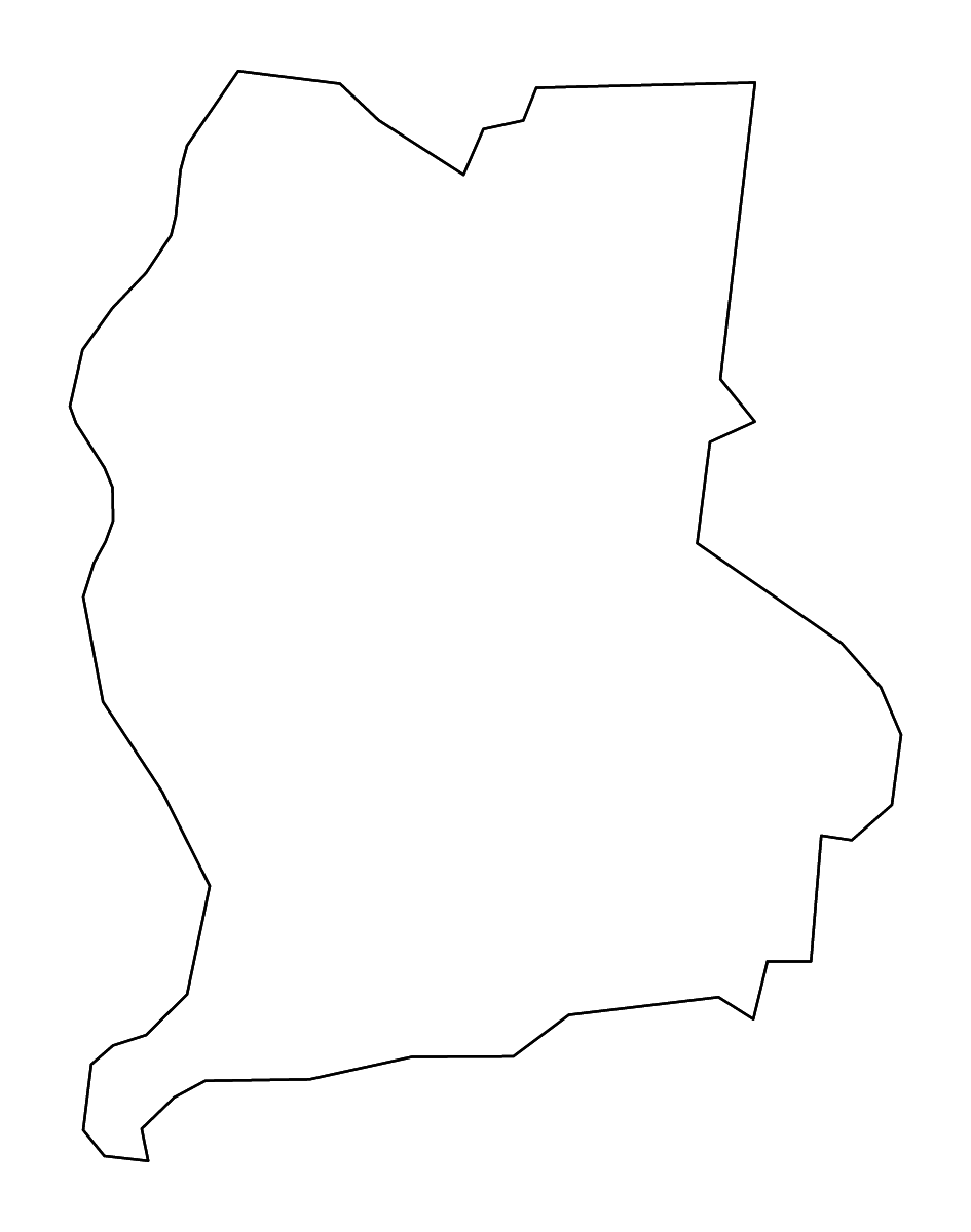 Mapa de contorno de Perry, Tennessee con ríos.