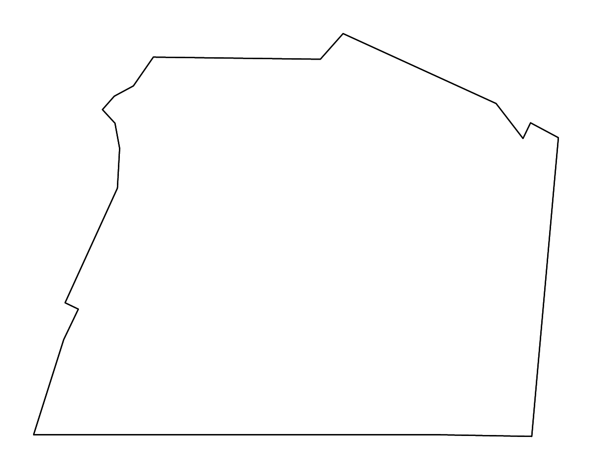 Mapa de contorno de Polk, Tennessee con ríos.