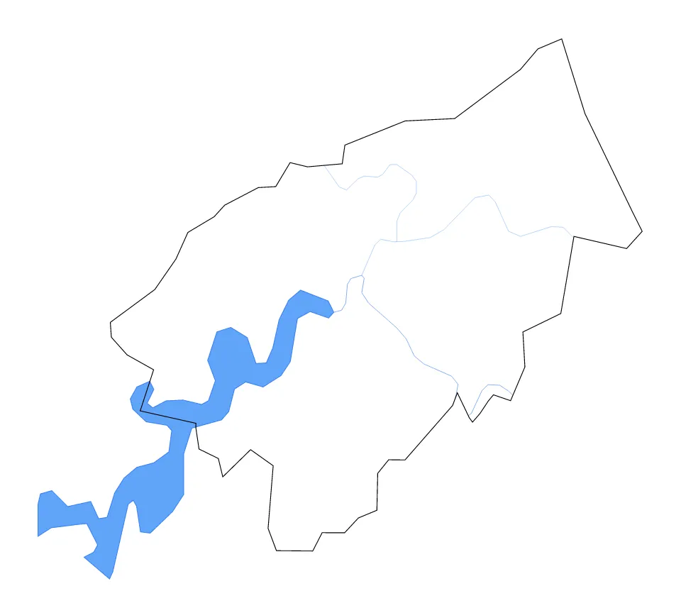 Roane outline map preview