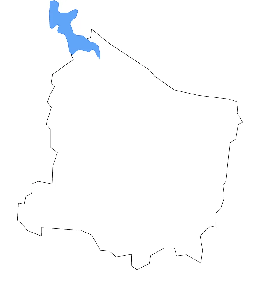 Rutherford outline map preview