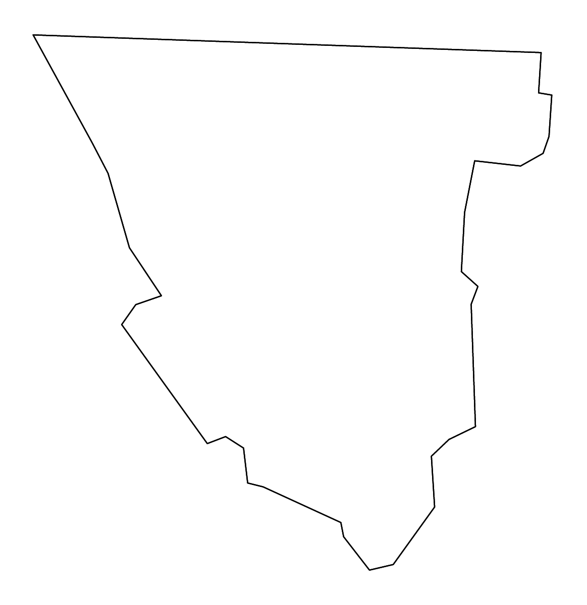 Mapa de contorno de Scott, Tennessee con ríos.