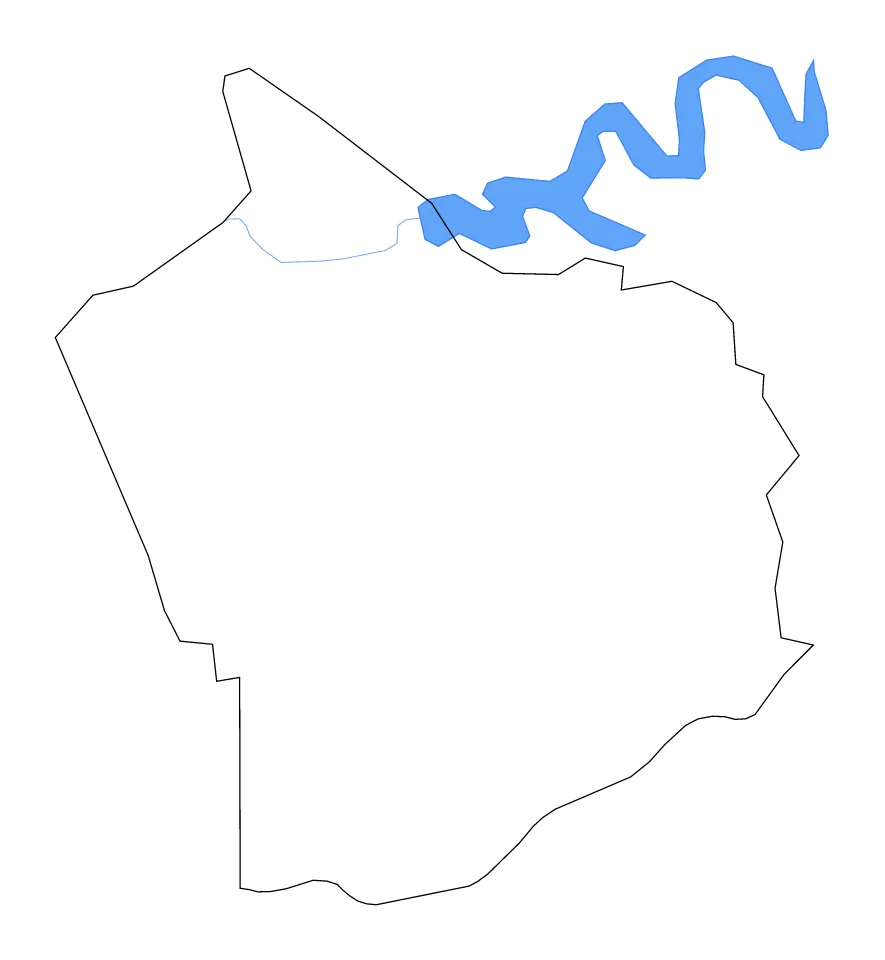 Sevier outline map preview