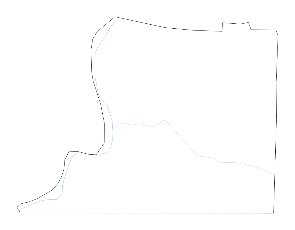 Shelby outline map preview