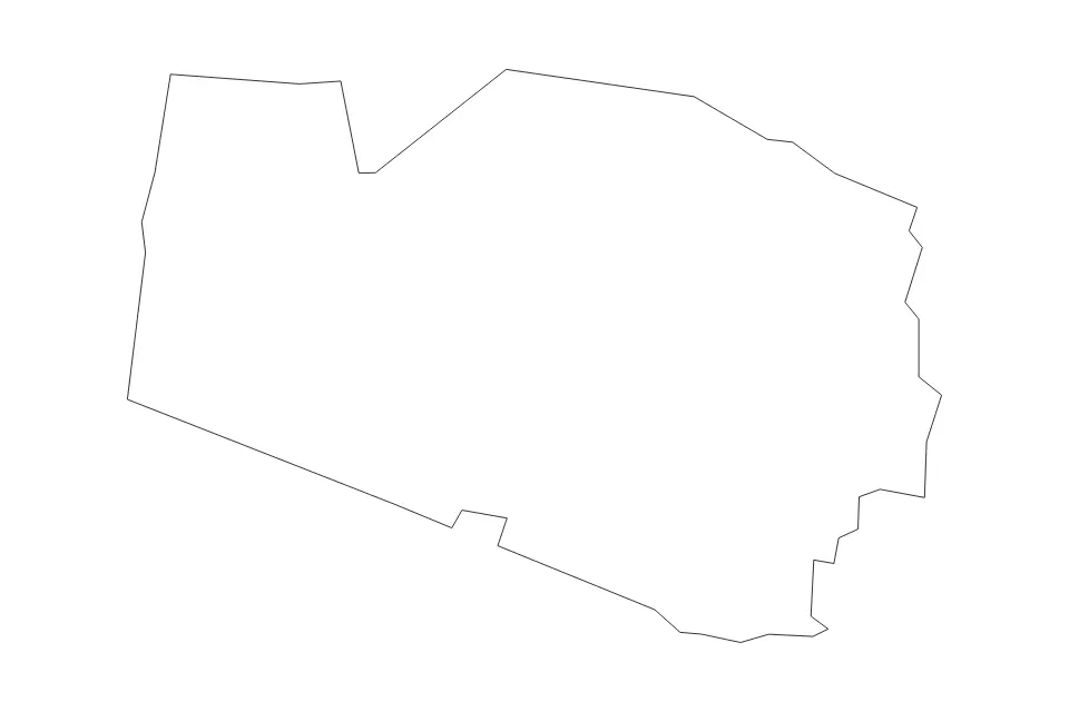 Mapa de Williamson, Tennessee de tipo contorno para América del Norte, con contorno con límites limpios.