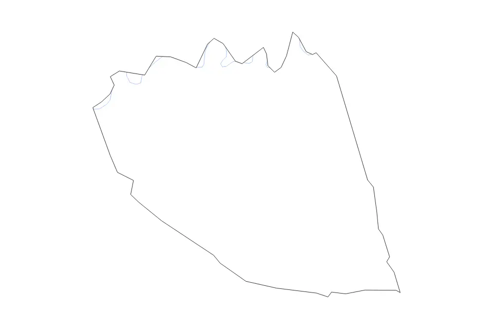 Mapa de Wilson, Tennessee de tipo contorno y ríos para América del Norte, con contorno y ríos con límites limpios.
