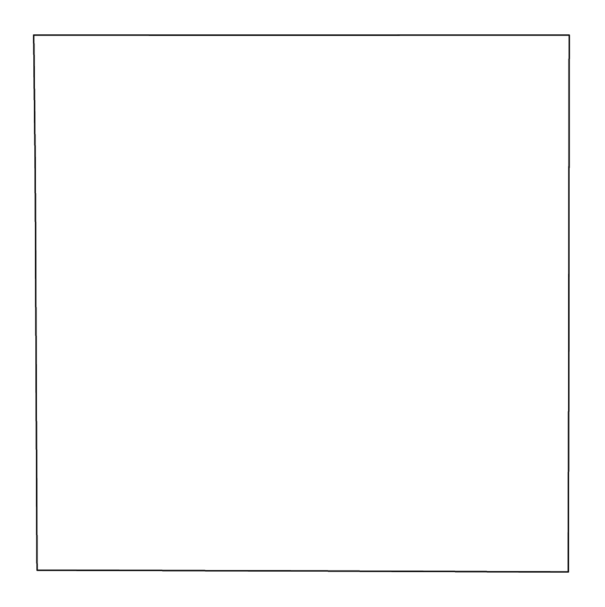 Carte de contour de Baylor, Texas avec rivières.