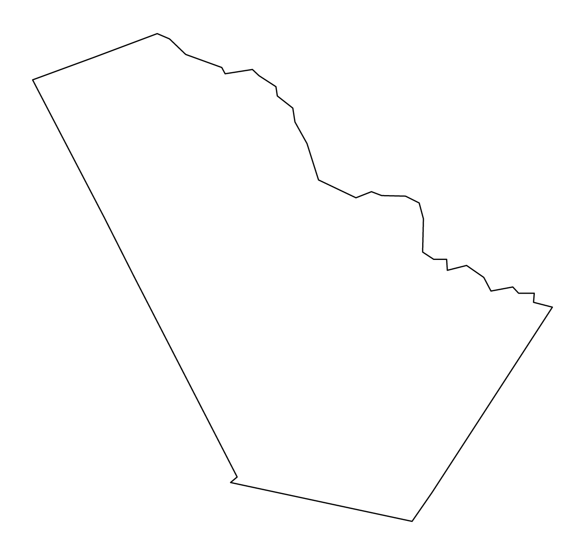 Mapa de contorno de Bee, Texas.