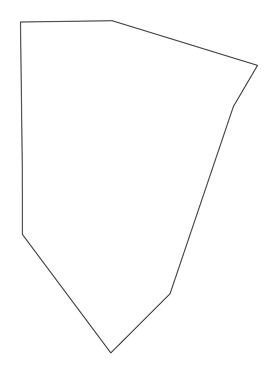 Mapa de contorno de Blanco, Texas.