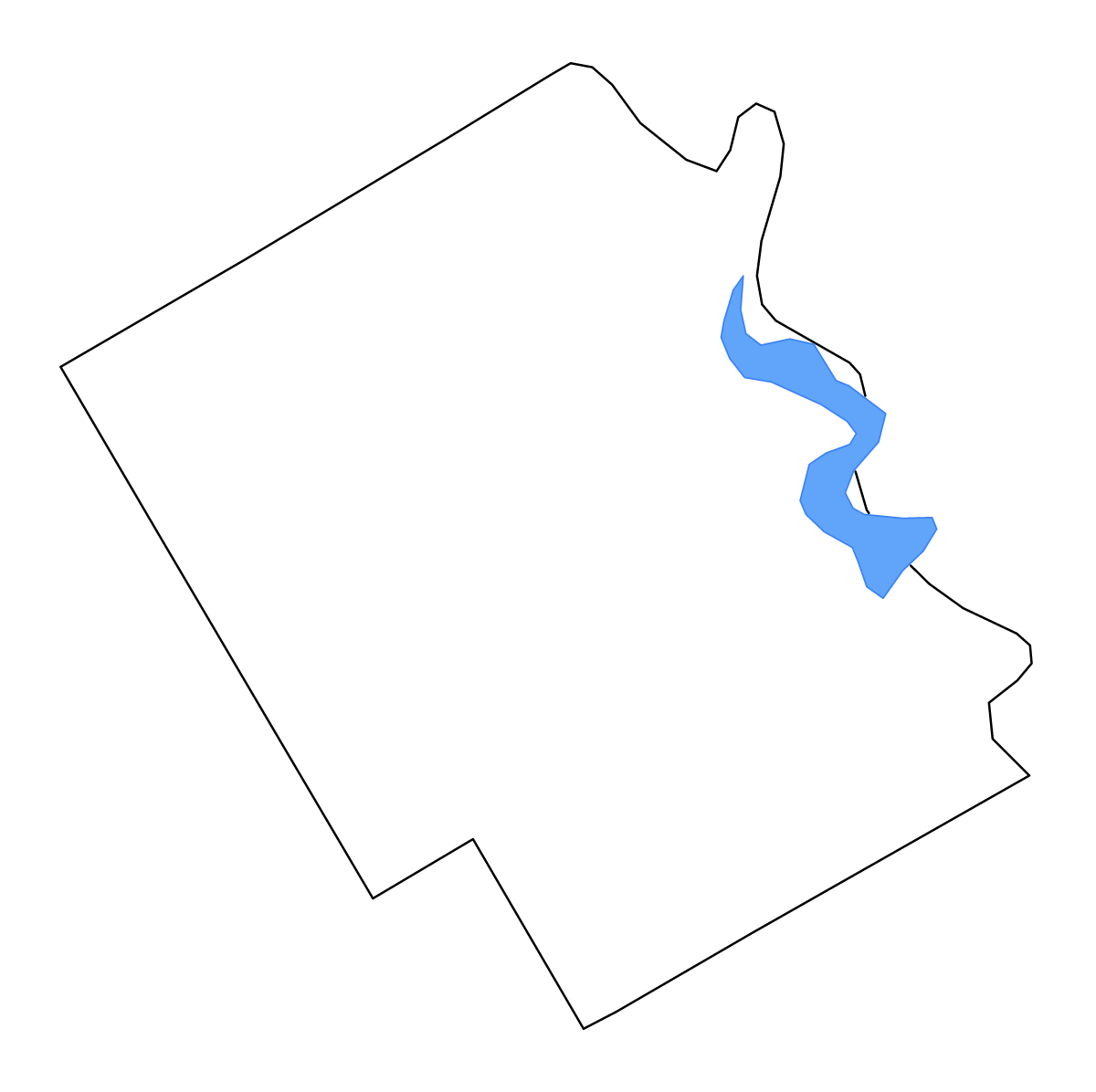 Mapa de contorno de Bosque, Texas con lagos y ríos.