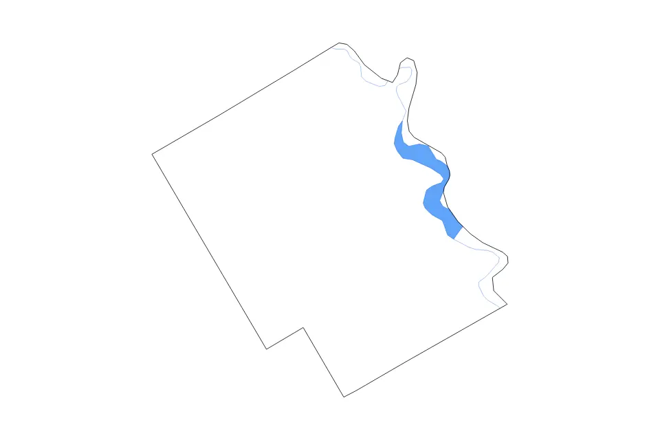 Mapa de Bosque, Texas de tipo contorno, lagos y ríos para América del Norte, con contorno, lagos y ríos con elementos de agua como Lake Whitney.