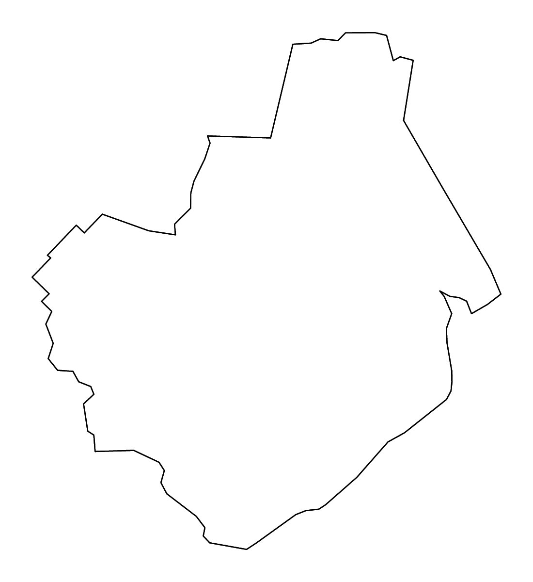 Mapa de contorno de Brazoria, Texas con ríos.
