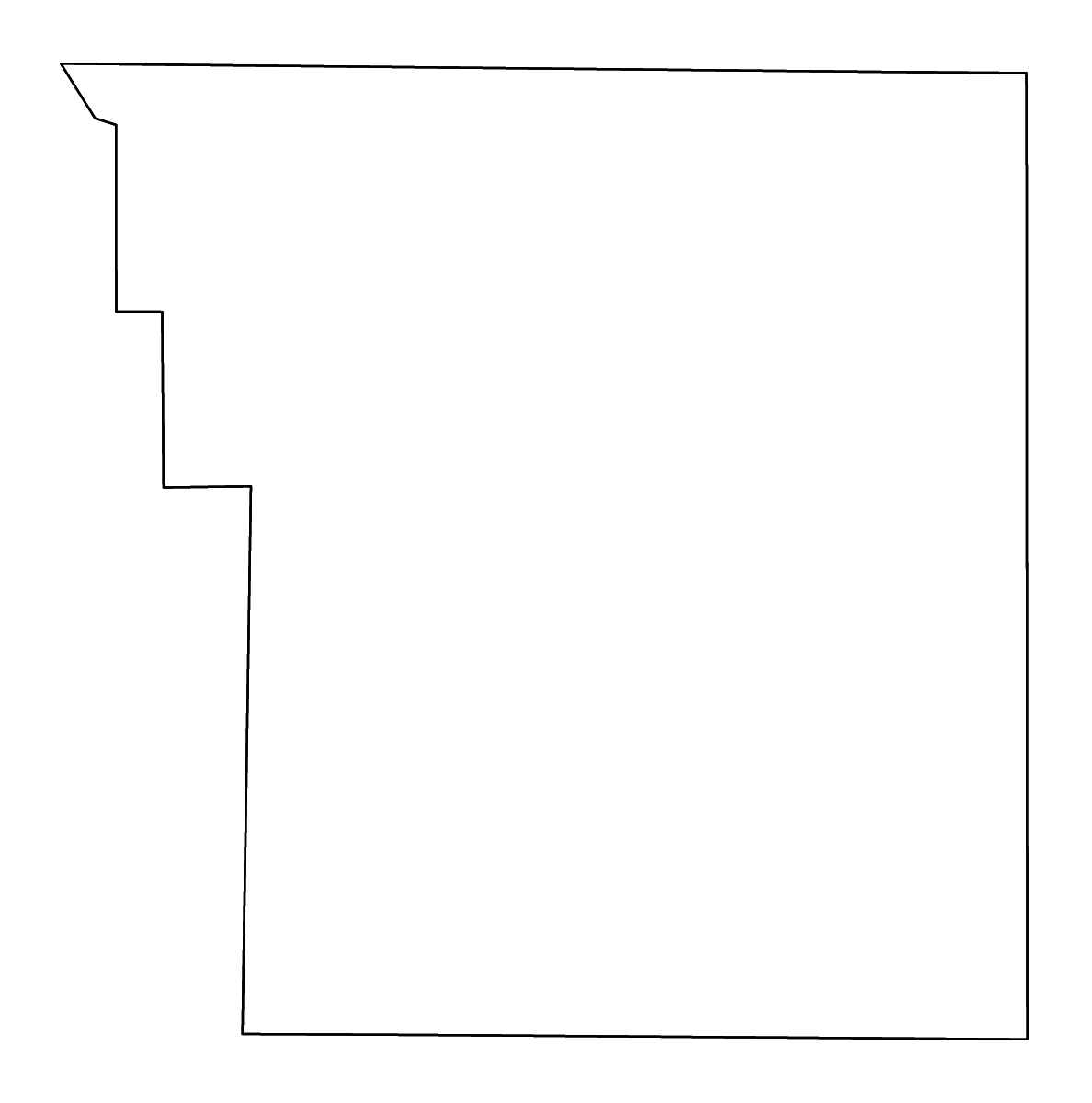 Mapa de contorno de Brooks, Texas con ríos.