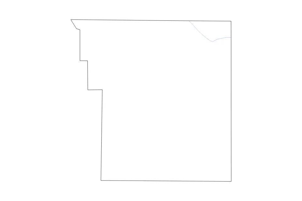 Carte de Brooks, Texas de type contour et rivières pour Amérique du Nord, montrant contour et rivières avec des limites nettes.