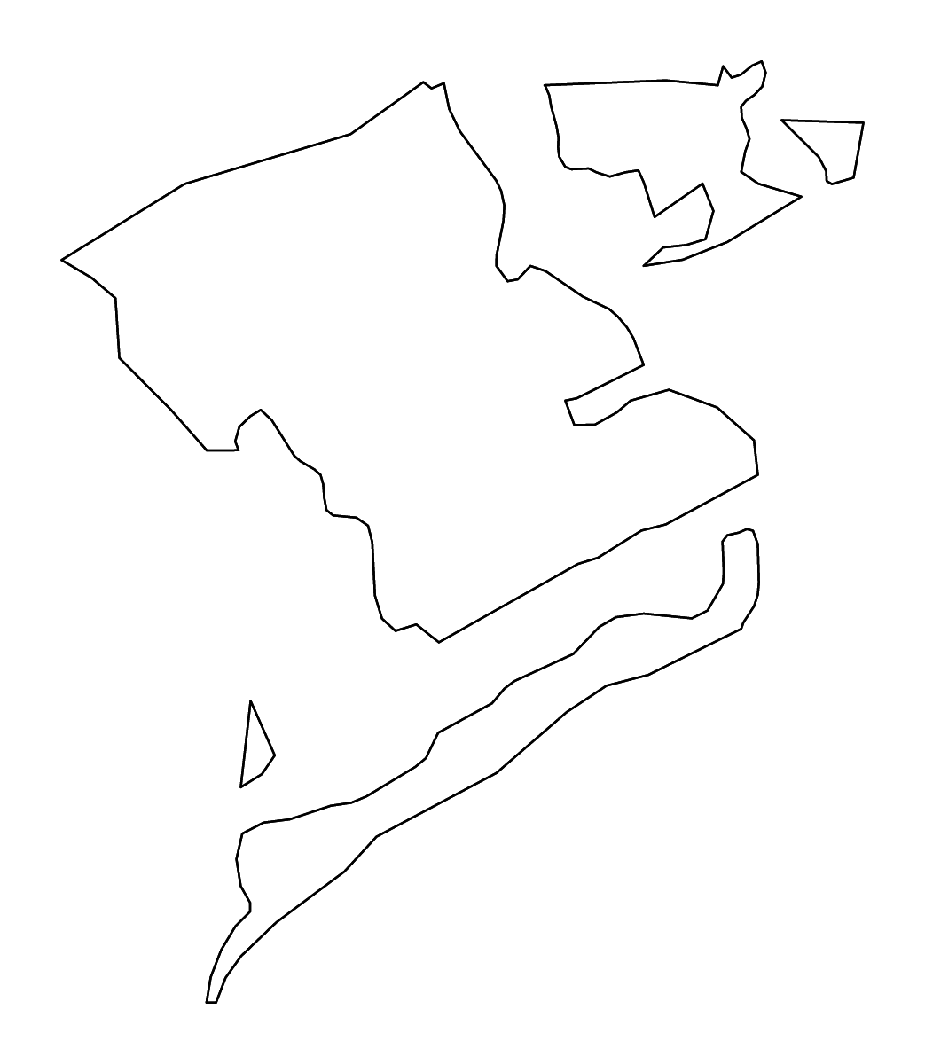 Mapa de contorno de Calhoun, Texas con ríos.