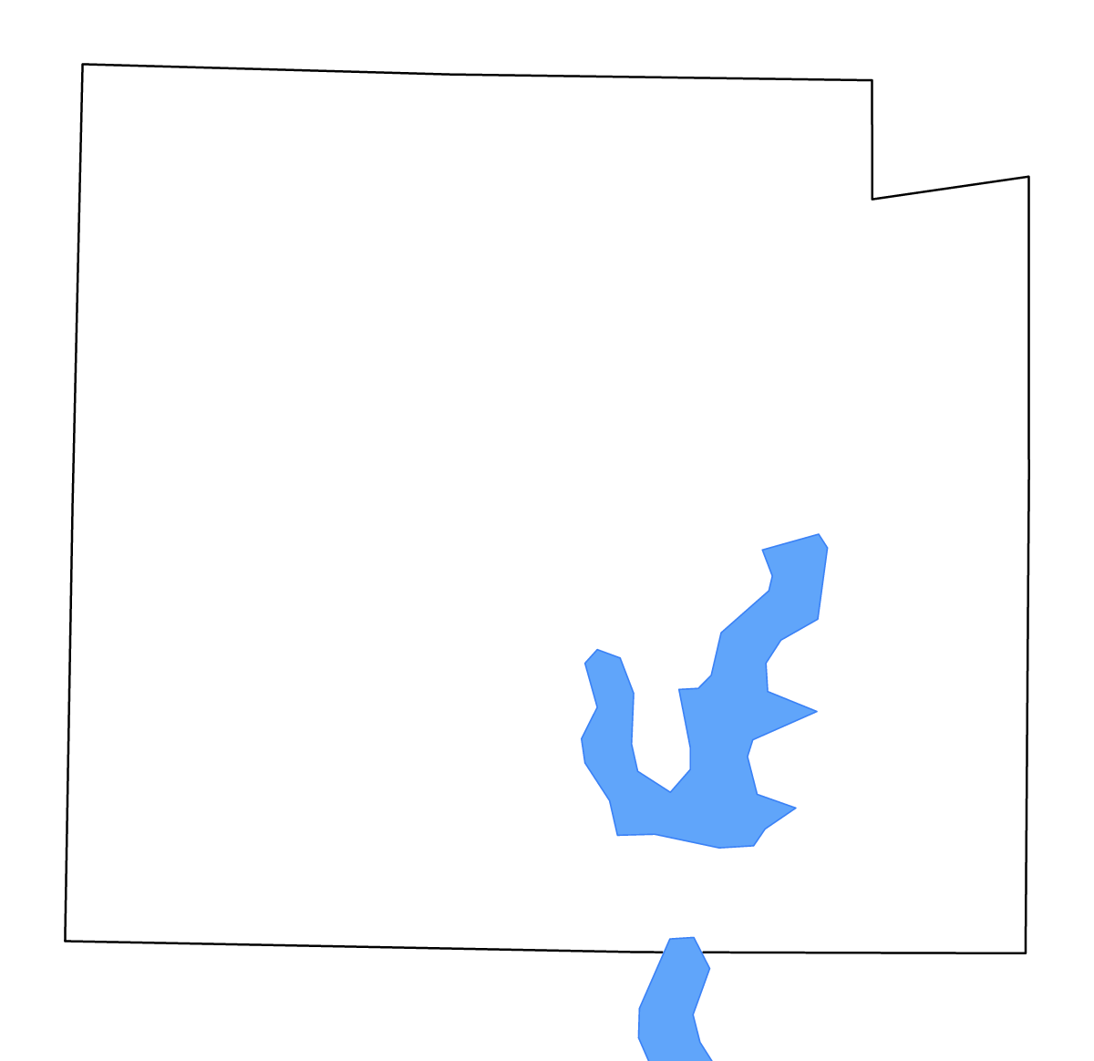 Mapa de contorno de Collin, Texas con lagos.