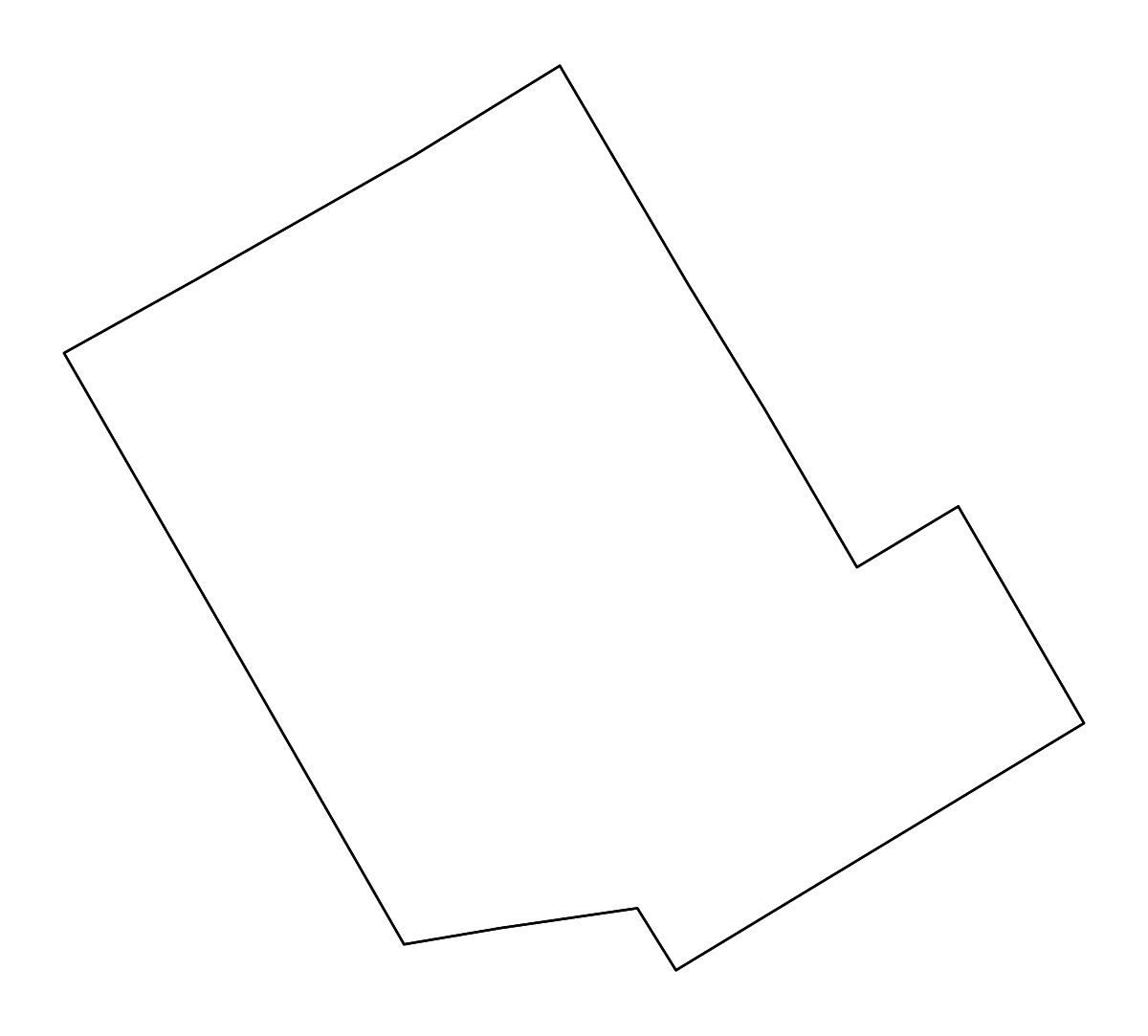Mapa de contorno de Comanche, Texas con ríos.