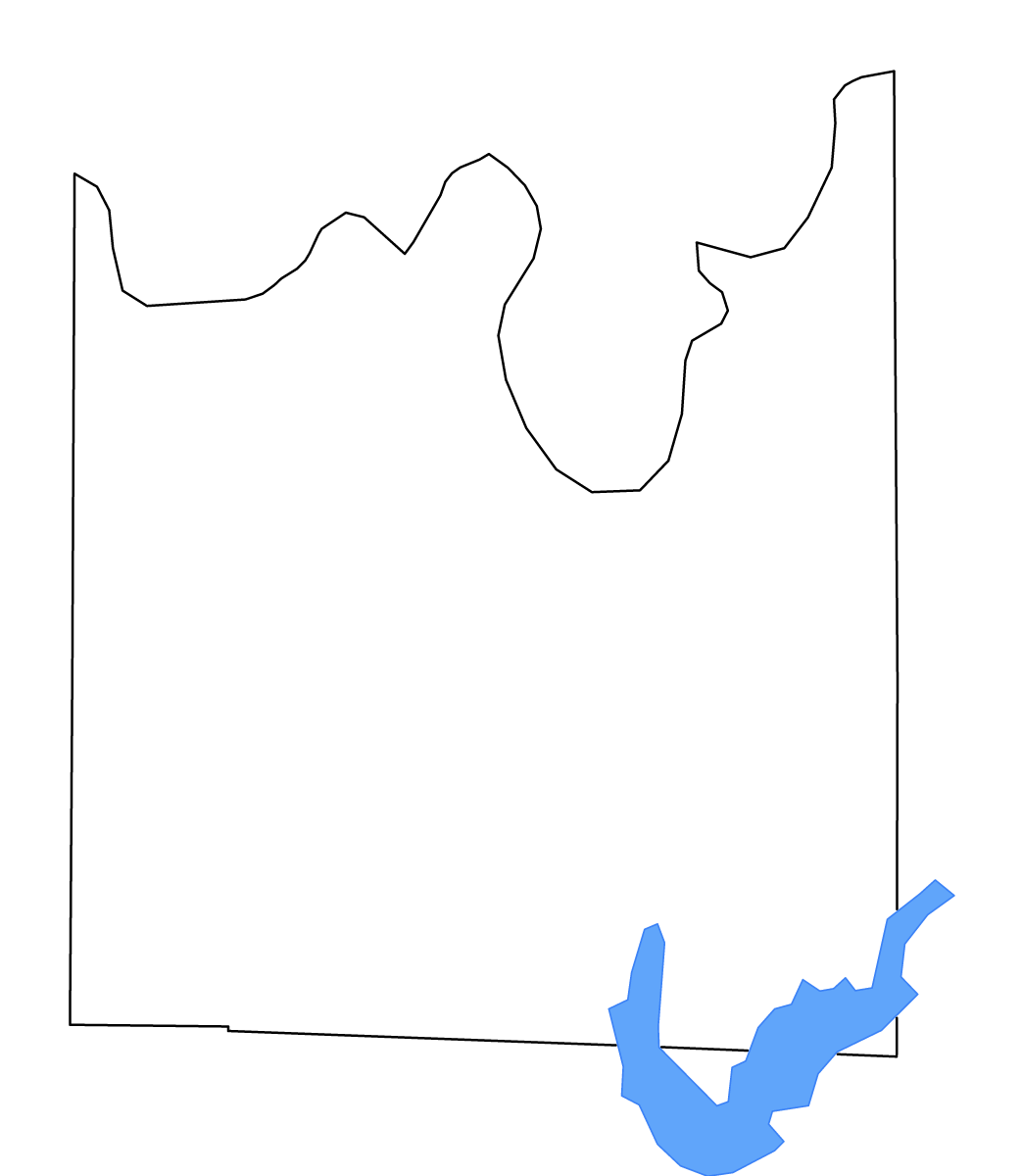 Mapa de contorno de Cooke, Texas con lagos y ríos.