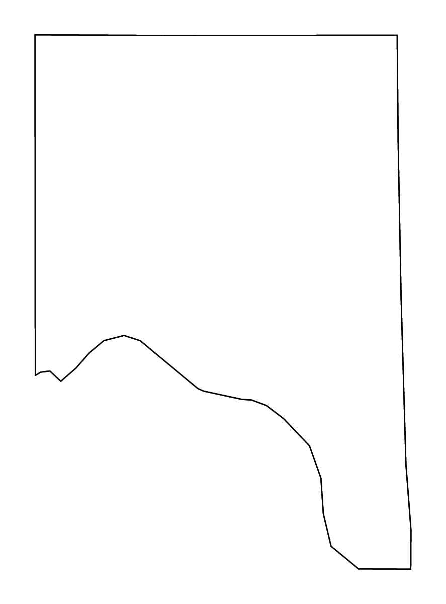 Mapa de contorno de Crane, Texas con ríos.