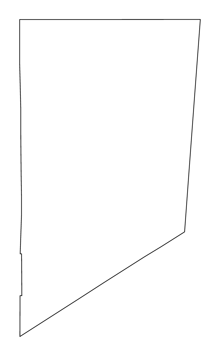 Mapa de contorno de Culberson, Texas.