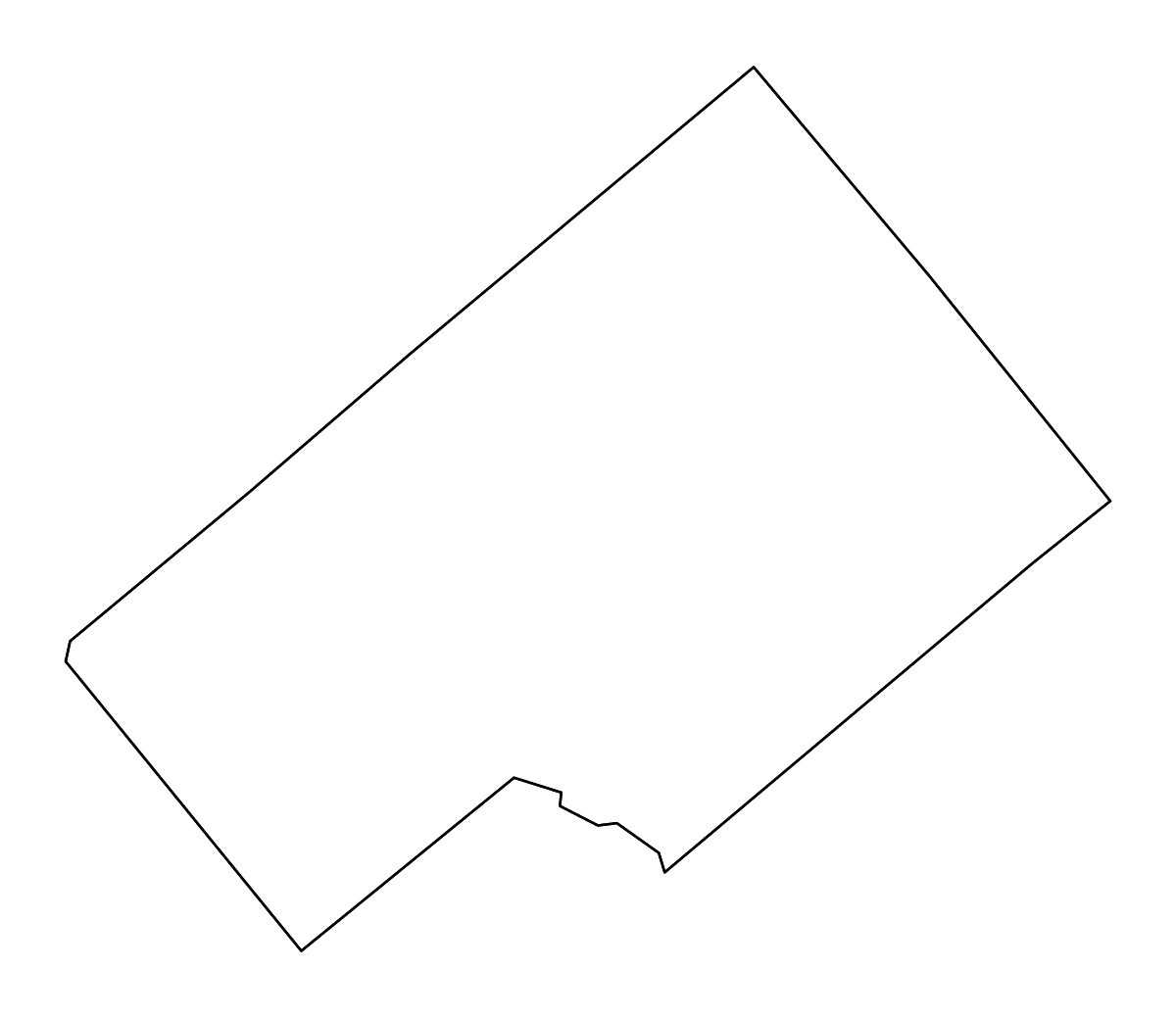 Mapa de contorno de DeWitt, Texas con ríos.