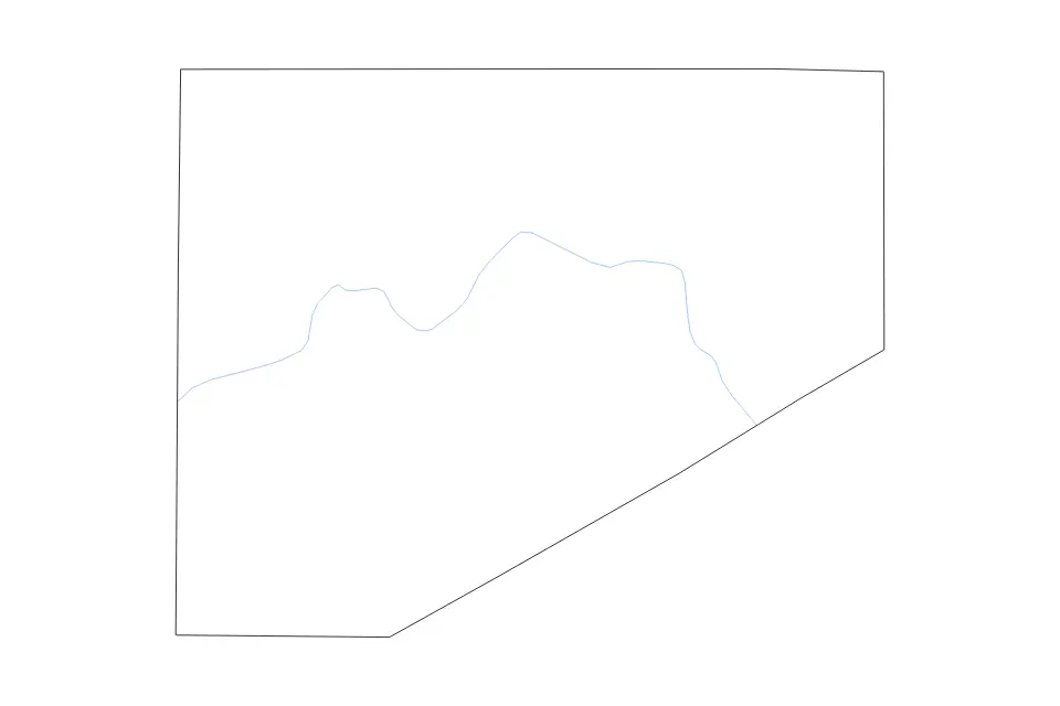 Carte de Eastland, Texas de type contour et rivières pour Amérique du Nord, montrant contour et rivières avec des limites nettes.