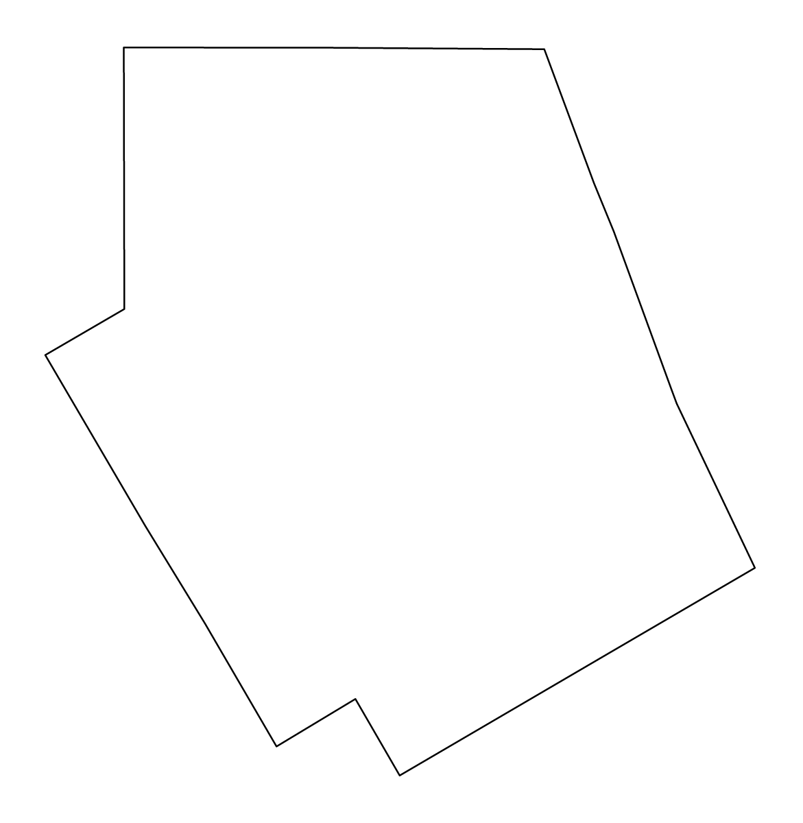 Mapa de contorno de Erath, Texas.