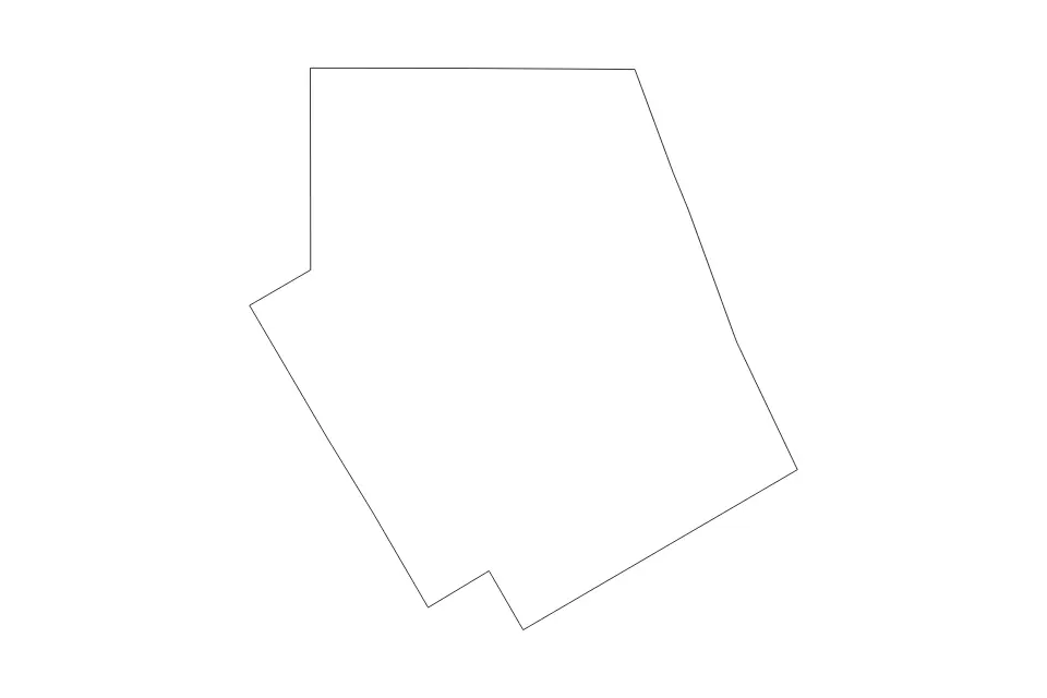 Carte de Erath, Texas de type contour pour Amérique du Nord, montrant contour avec des limites nettes.