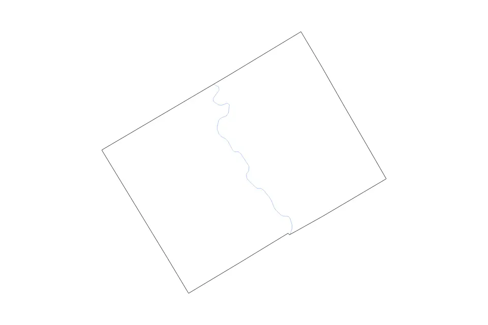 Mapa de Falls, Texas de tipo contorno y ríos para América del Norte, con contorno y ríos con límites limpios.