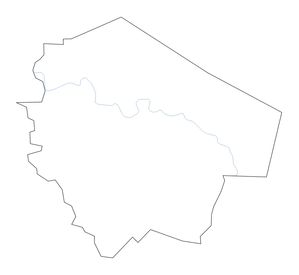 Fort Bend outline map preview