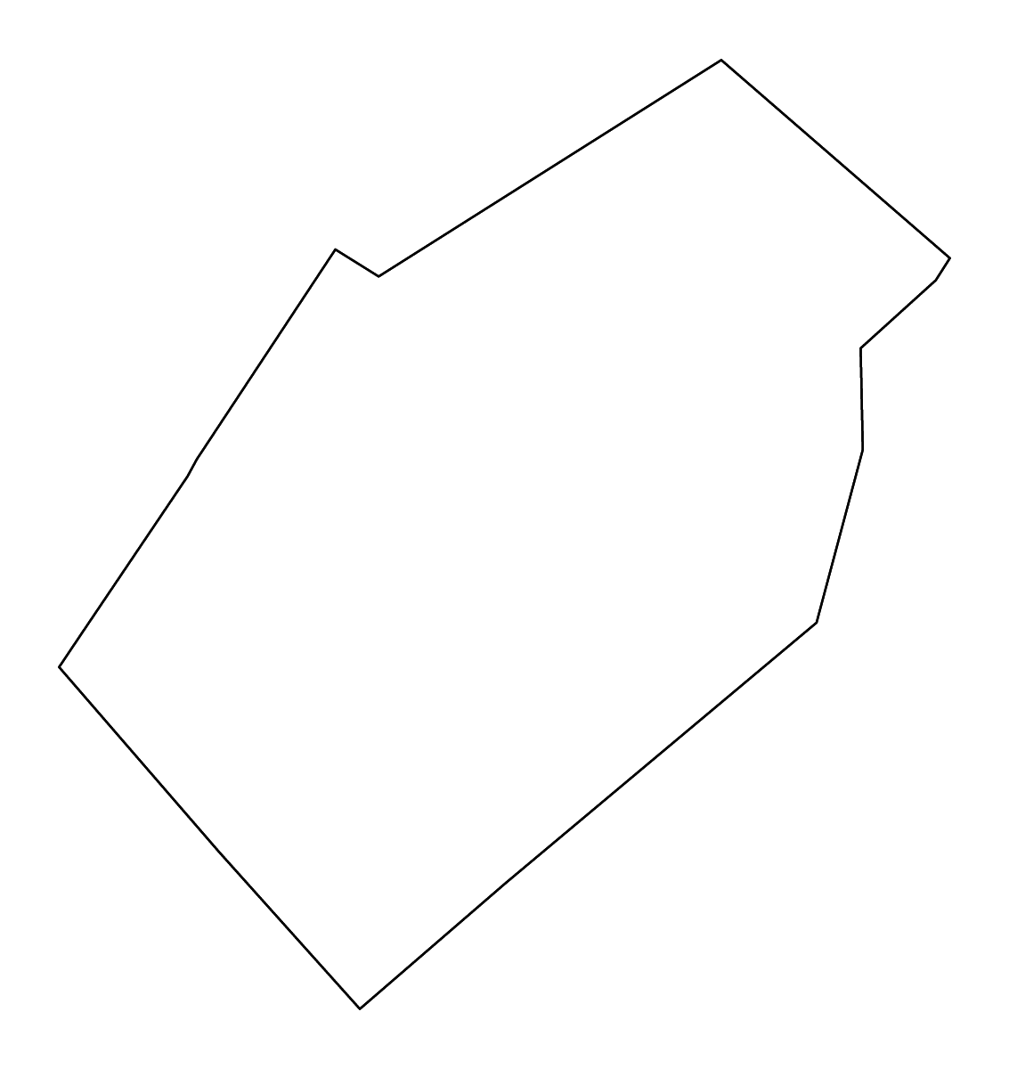 Mapa de contorno de Gonzales, Texas con ríos.