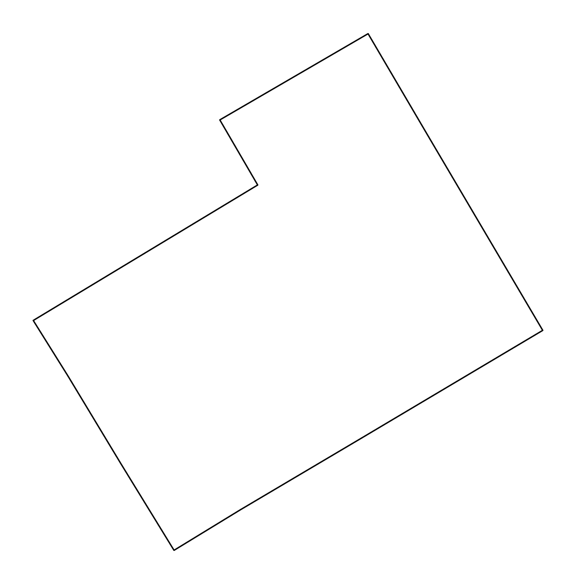 Mapa de contorno de Hamilton, Texas con ríos.