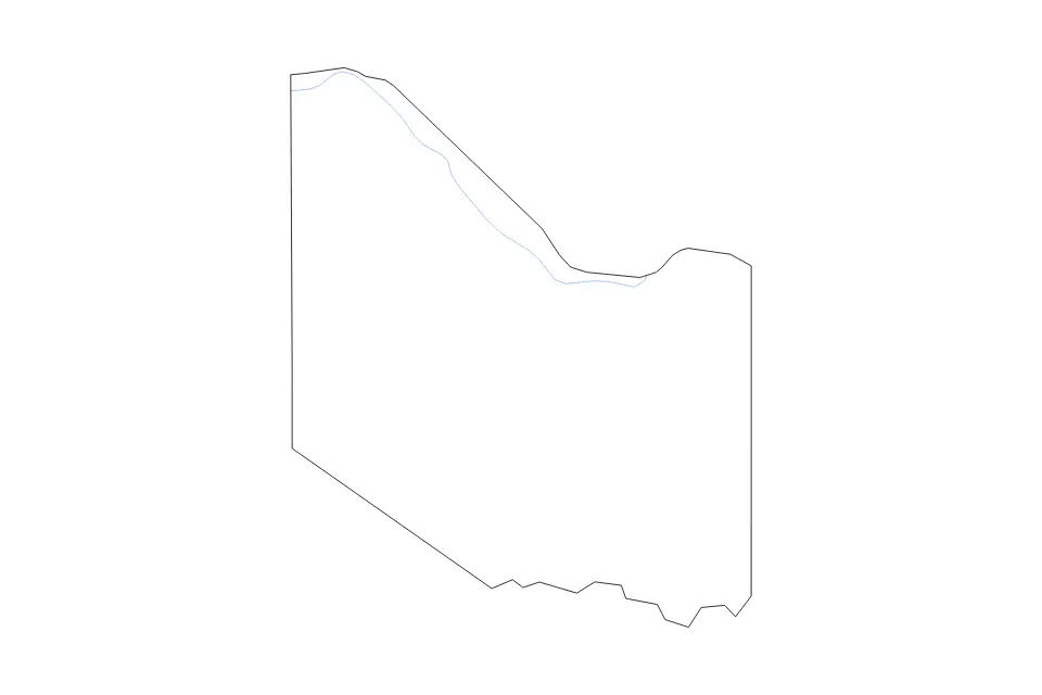 Mapa de Hardeman, Texas de tipo contorno y ríos para América del Norte, con contorno y ríos con límites limpios.