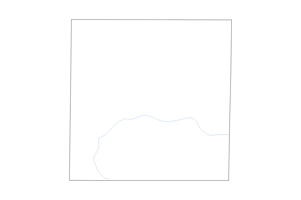 Carte de Howard, Texas de type contour et rivières pour Amérique du Nord, montrant contour et rivières avec des limites nettes.